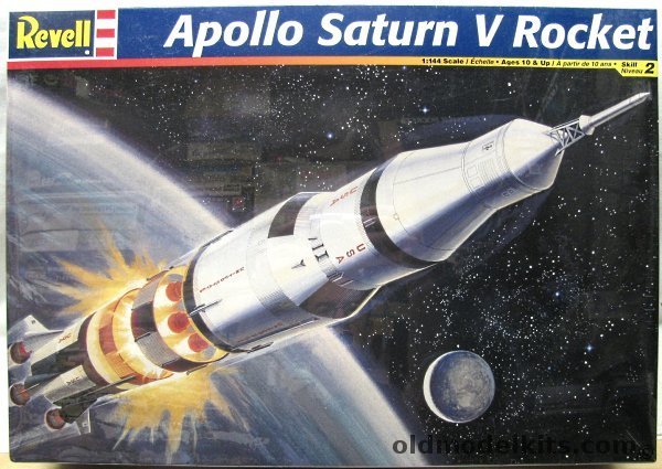 Revell 1/144 Saturn V Apollo Rocket - (ex Monogram), 85-5082 plastic model kit